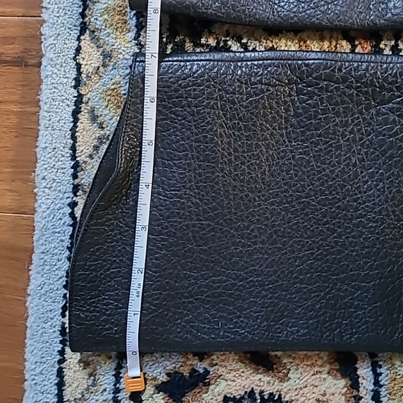 Gorgeous Black Leather Knee-High Wedge Boots - Picture 6 of 7